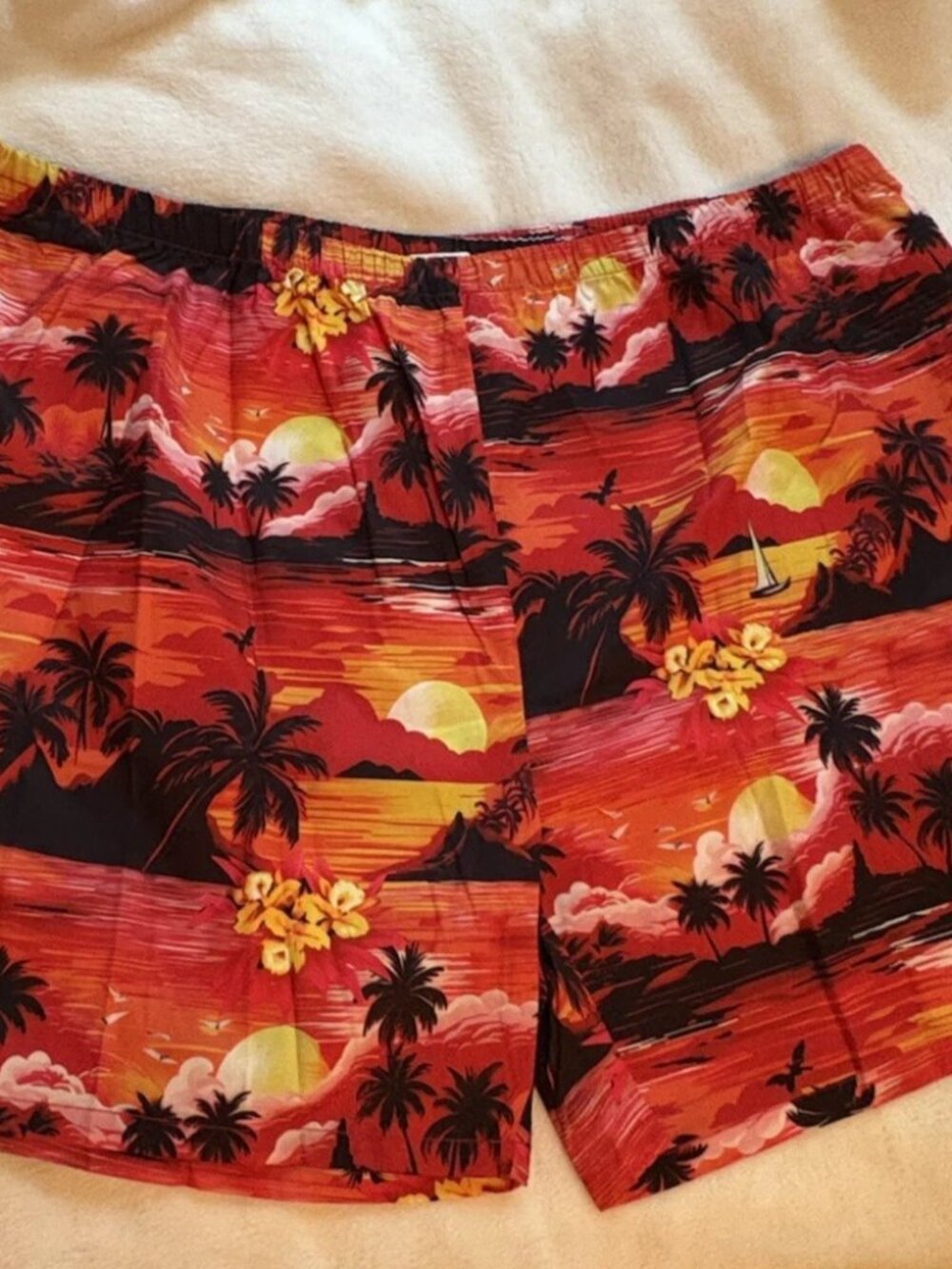 Coofandy Men's 3X Shorts Floral Tropical with Pockets NWT